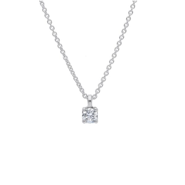 Collana Punto Luce con diamante naturale