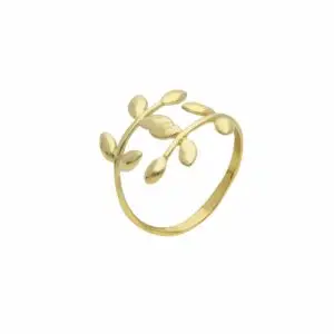 Anello oro Laurea Alloro