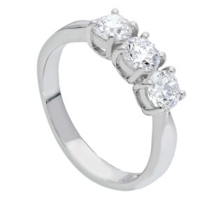 Anello Trilogy diamanti naturali