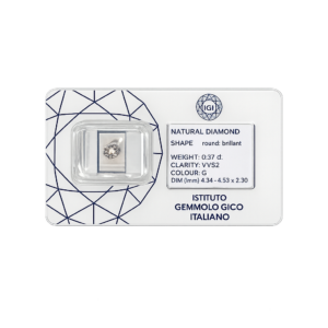 Diamante Naturale 0.37 ct G VVS