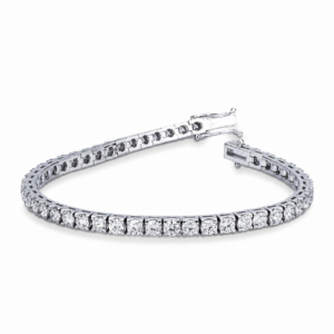 Bracciale tennis oro diamanti 4,8 ct
